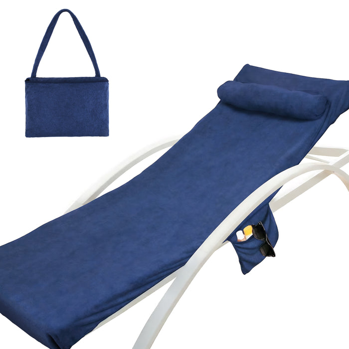 Extra Large Sandproof Beach Blanket Set, Waterproof & Portable