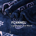 Sherpa fleece hooded blanket poncho - navy astrology constellation foot pocket detail