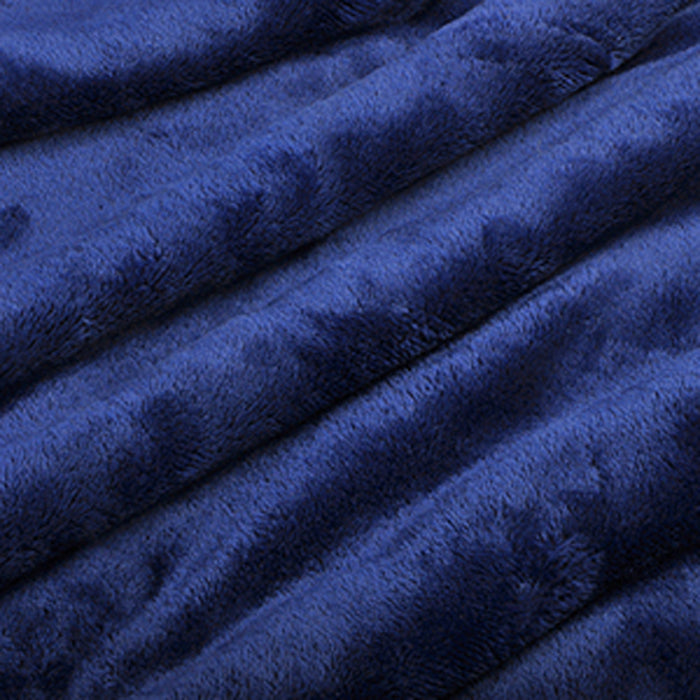 Solid Color Sherpa Throw Blanket