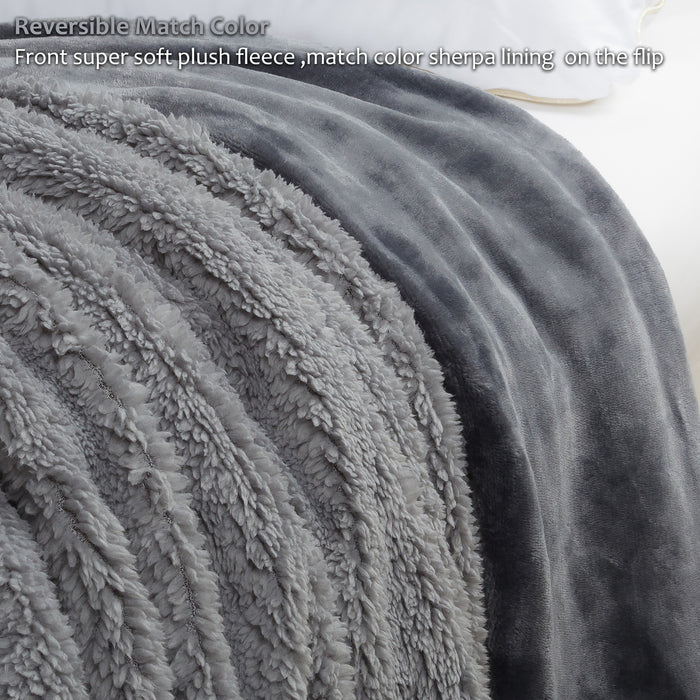 Soft All Season Fleece Throw Blanket
