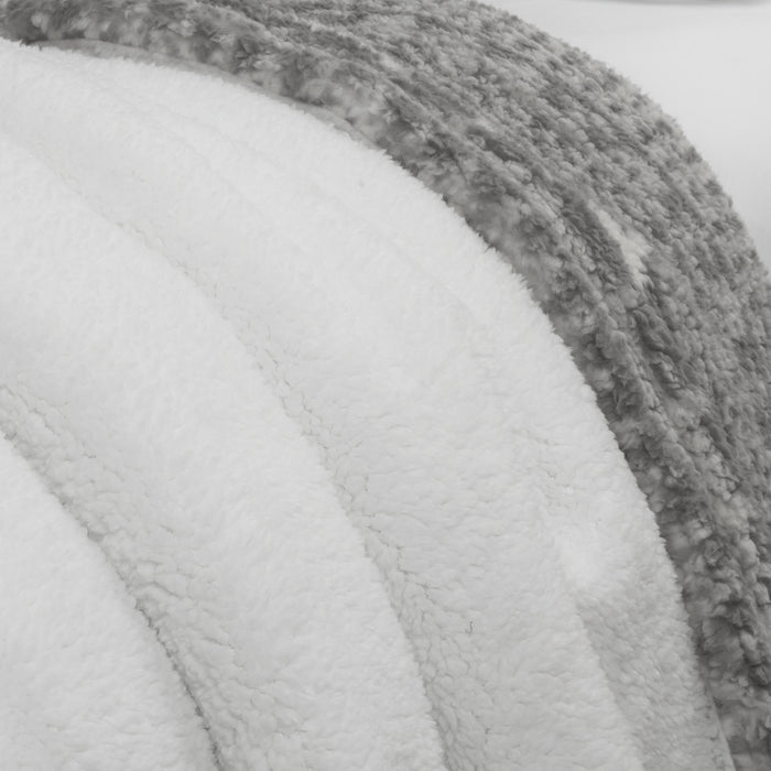 Snowflake Sherpa Throw Blanket
