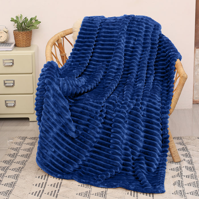 Soft Plush Velvet Lightweight Throw Blanket