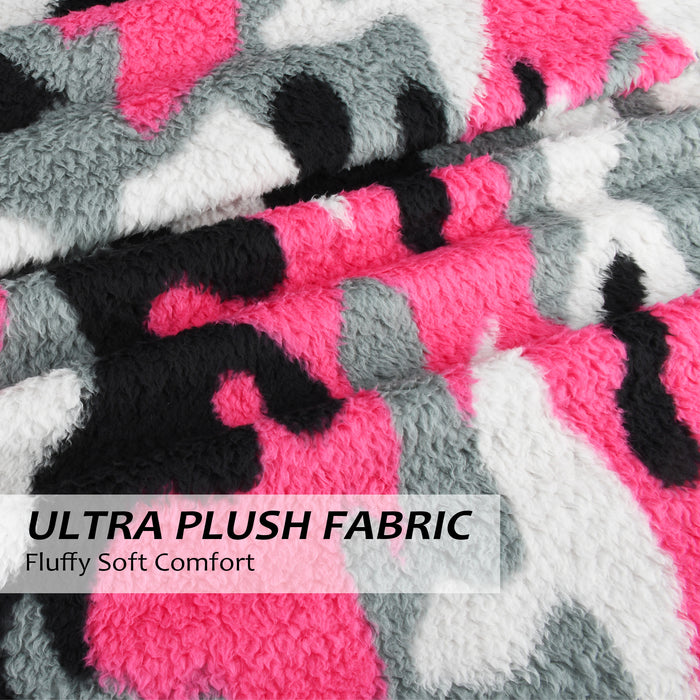 Reversible Sherpa Lightweight Throw Blanket