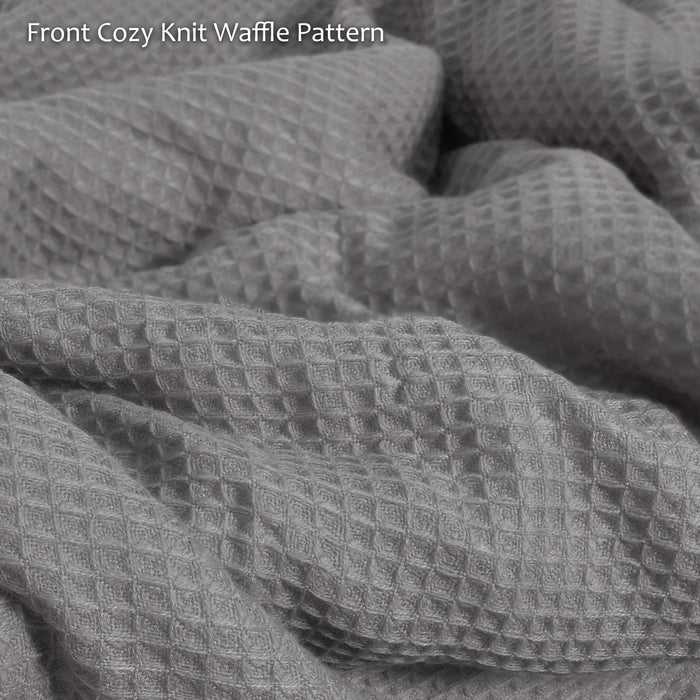 Waffle Knit Throw