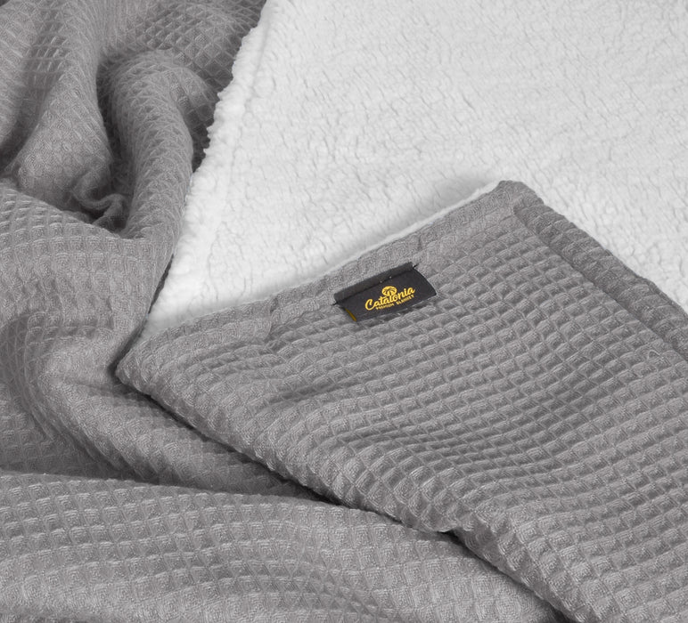 Waffle Knit Throw