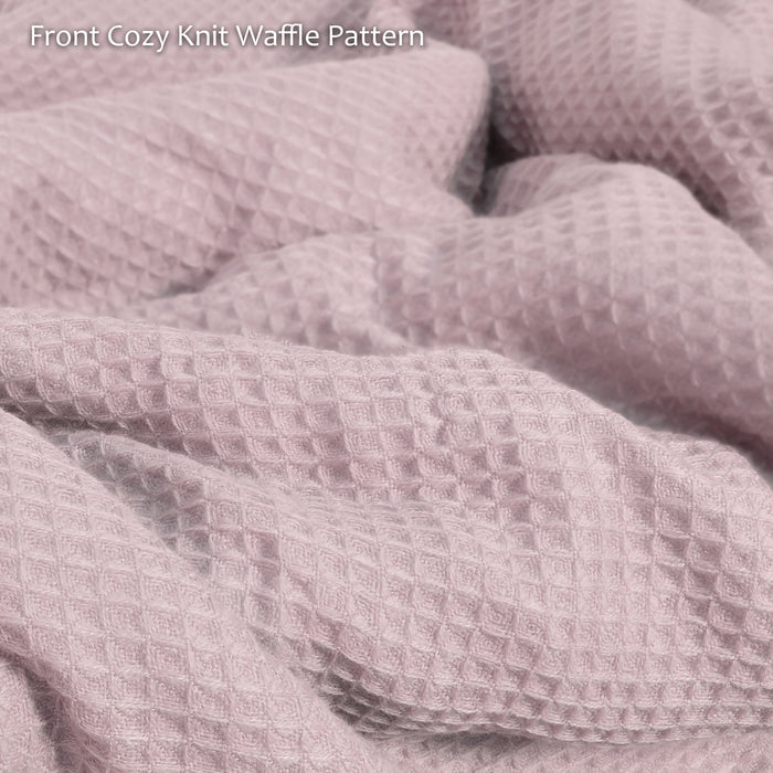 Waffle Knit Throw