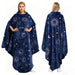 Fleece wearable blanket poncho - olive green folded product view