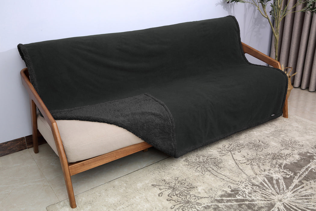 Reversible Polar Fleece Waterproof Blanket