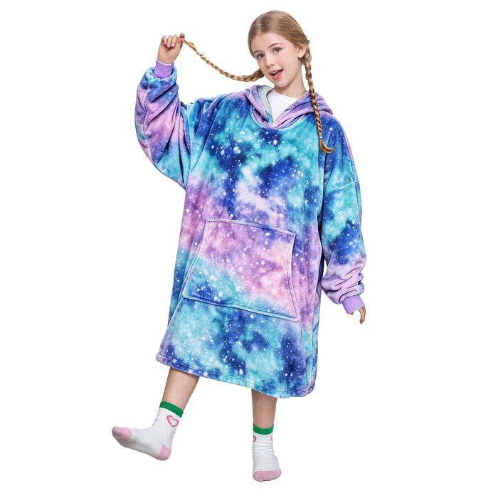 Catalonia Oversized Blanket Hoodie Sweatshirt for Kids