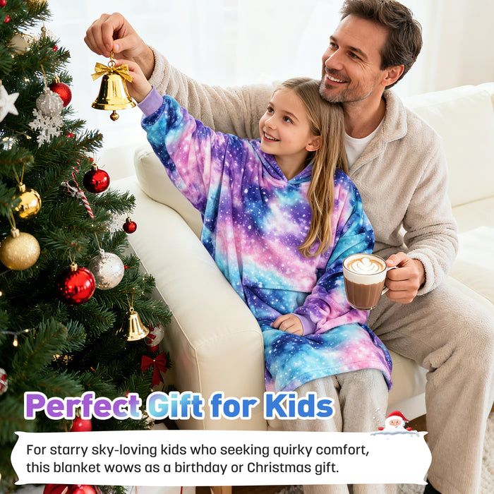 Catalonia Oversized Blanket Hoodie Sweatshirt for Kids