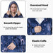 Full zip sherpa oversized hoodie jacket - lavender lifestyle home setting