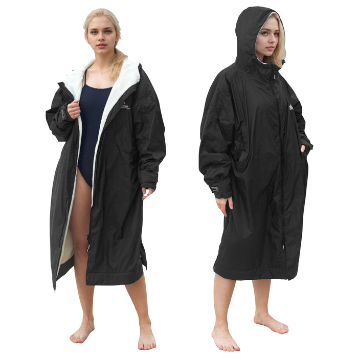Lightweight Windproof Waterproof Warm Swim Parka