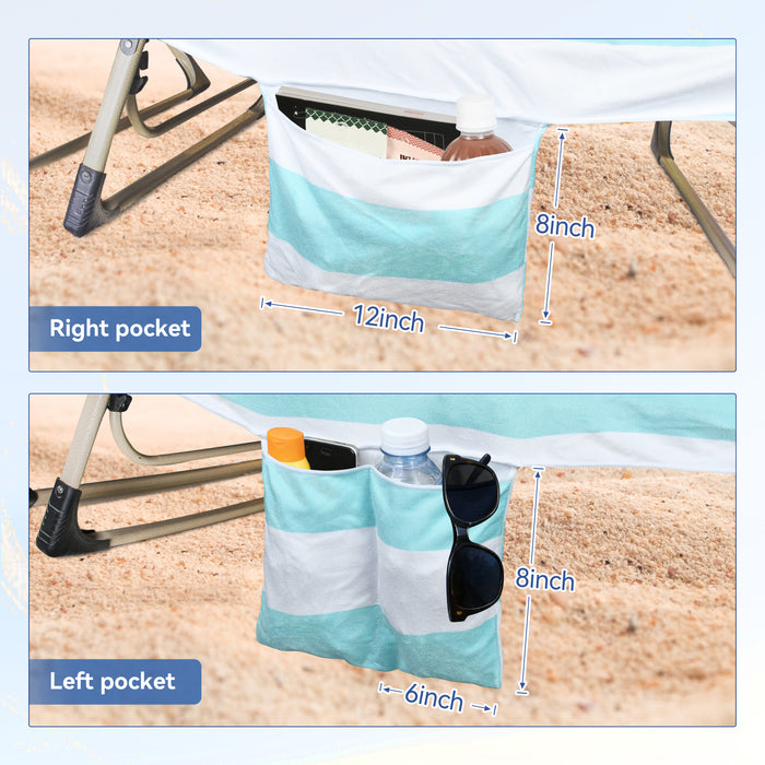 Beach Lounge Chair Towel Cover