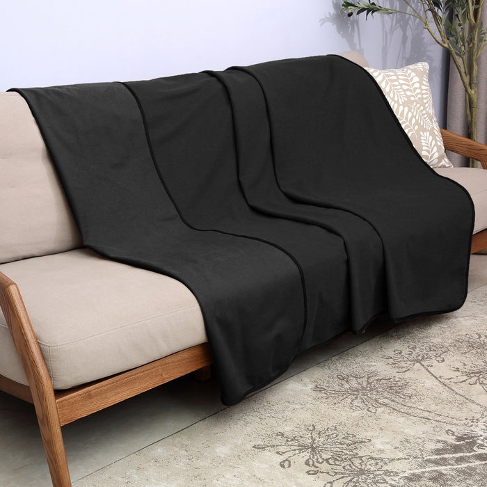All Season Reversible Warp Knitted Fabric Waterproof Blanket