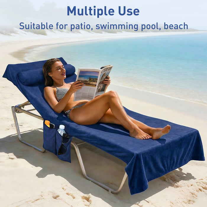 Extra Large Sandproof Beach Blanket Set, Waterproof & Portable