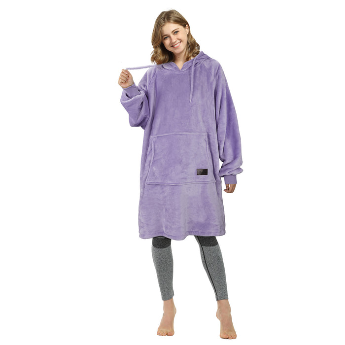 Outdoor Fleece Slim Fit Hoodie Dress