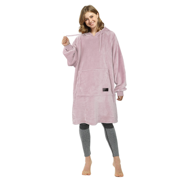 Outdoor Fleece Slim Fit Hoodie Dress