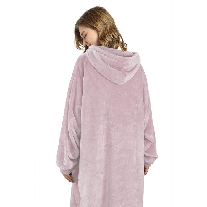 Outdoor Fleece Slim Fit Hoodie Dress