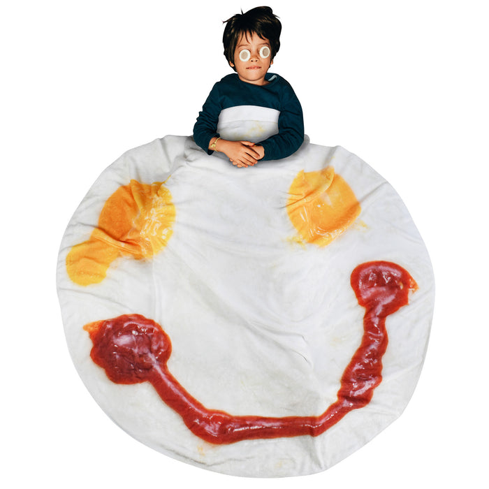 Fun Flannel Food Throw Blanket