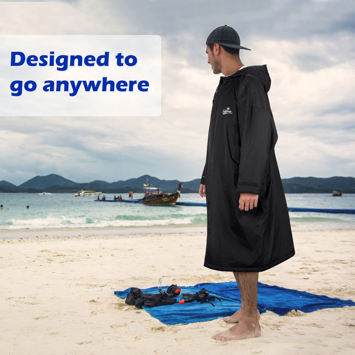 Waterproof Fleece Lined Swim Parka