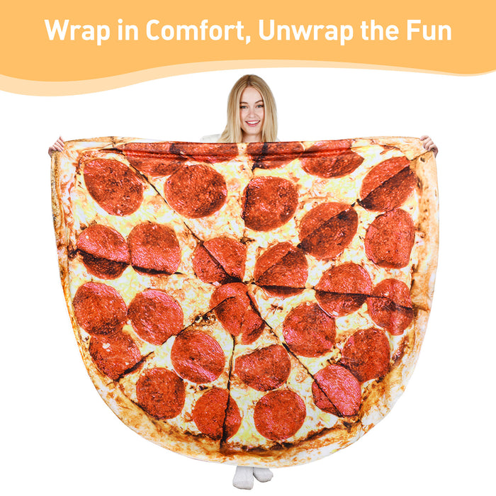 Fun Flannel Food Throw Blanket