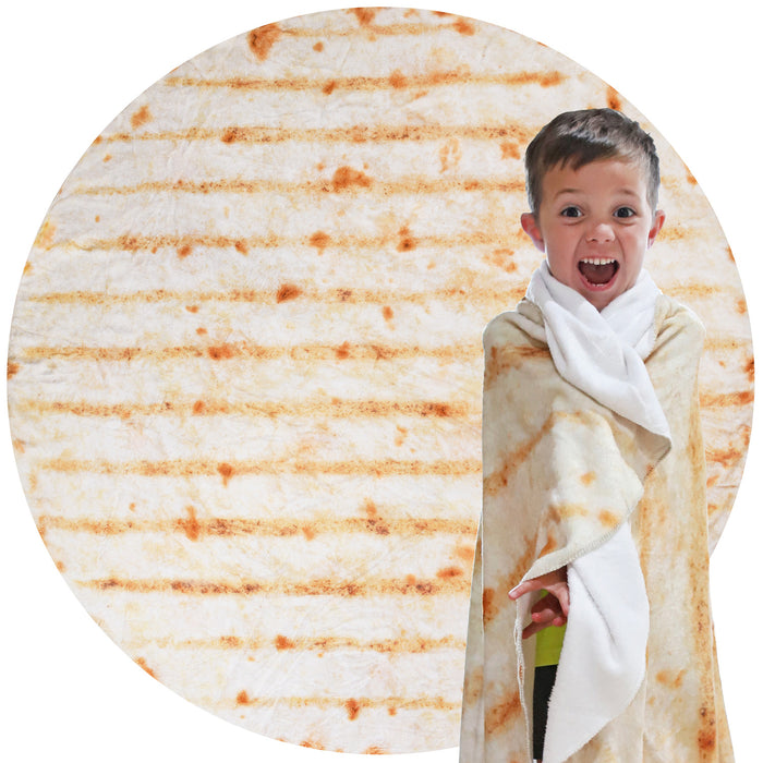 Fun Flannel Food Throw Blanket