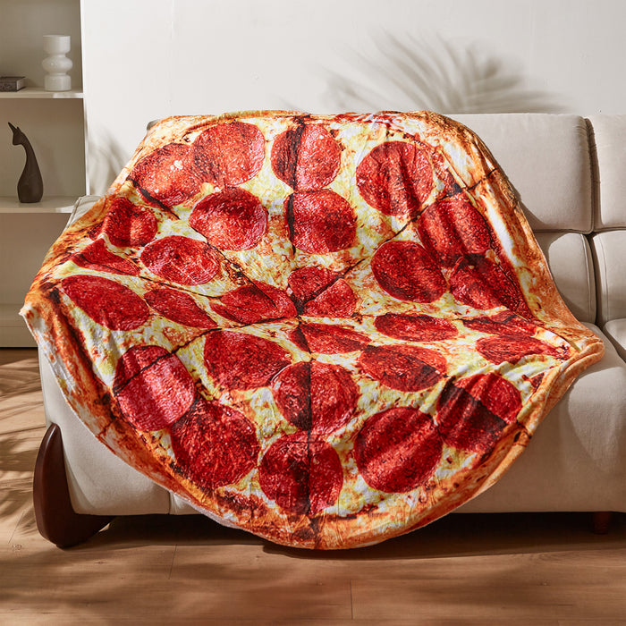 Fun Flannel Food Throw Blanket