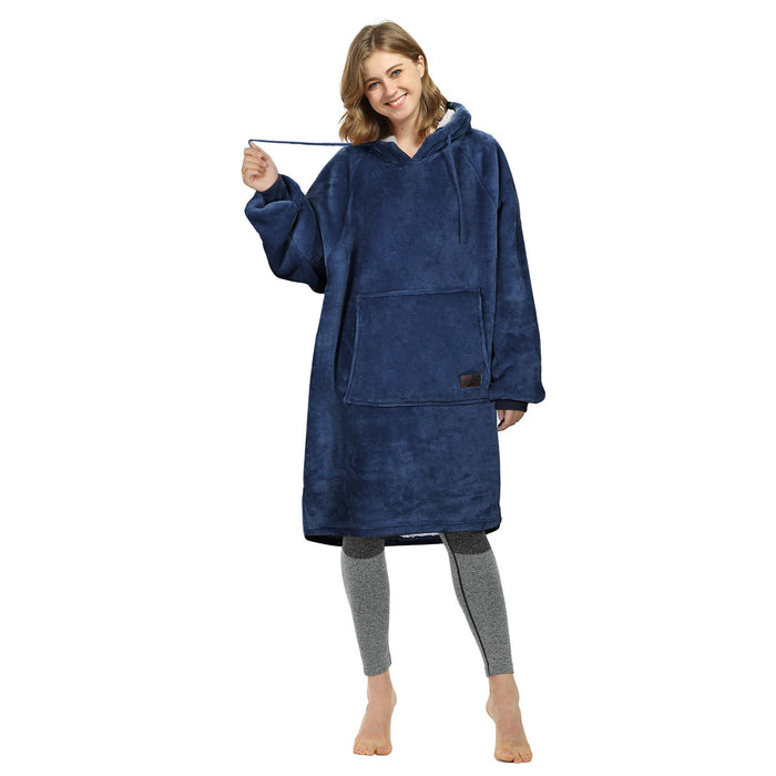 Outdoor Sherpa Slim Fit Hoodie Dress