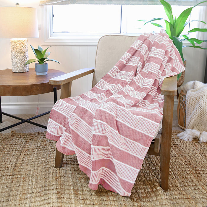 Coral Fleece Lightweight Throw Blanket