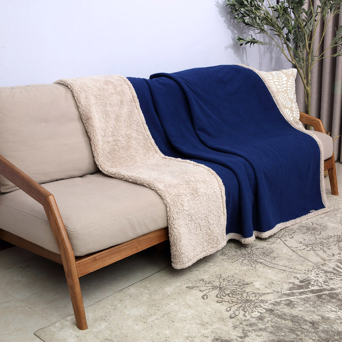 Sherpa Polar Fleece Waterproof Blanket