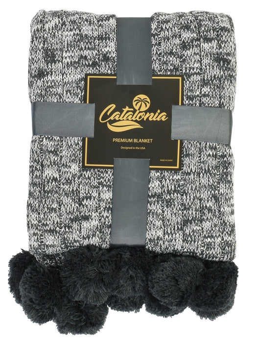 Sweater Knitting Sherpa Blanket